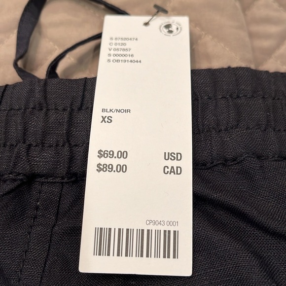 Urban Outfitters Black Beach Day Linen Maxi Skirt/NWT/XS - Picture 9 of 14